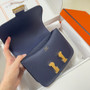 Hermes Constance Bag Navy Blue Epsom Leather Gold H2512 - Default Title - View 8