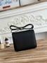 Hermes Constance Epsom Leather 19cm Black Gold H082243 - Default Title - View 2