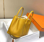 Hermes Garden Party 30 bag Yellow Togo leather - Default Title - View 3