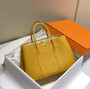 Hermes Garden Party 30 bag Yellow Togo leather - Default Title - View 2