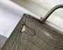 Hermes Kelly Mini II Bag 19 Gray Crocodile Leather with Gold Hardware - Default Title - View 8