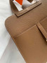 Hermes Halzan 25 Bag Tan Togo Leather Gold H082172 - Default Title - View 6
