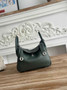 Hermes Lindy Mini Bag Togo Leather Dark Green Silver H68629 - Default Title - View 1