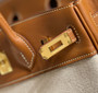 Hermès Birkin Bag 25cm Tan Swift Leather Canvas Gold Hardware - Default Title - View 7