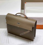 Hermès Kelly Messenger Bag Togo leather Silver hardware 38cm Gray - Default Title - View 5