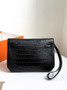 Hermès Sac Dépêches 25 | Black Crocodile | Special Order Clutch - Default Title - View 2