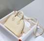 Hermes Bolide 1923 Mini Bag in Beige Evercolor Calfskin Silver Hardware - Default Title - View 2