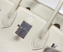 Hermès Birkin 30cm white Togo silver Hardware - Default Title - View 7