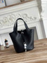 Hermès Picotin Lock 18 pocket bag Togo Leather H935100 black - black-gold - View 3
