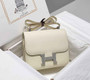 Hermes Constance 23 Box Epsom Leather Beige Silver H082910 - Default Title - View 2