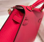 Hermes Mini Kelly II Bag 19 Red Epsom Gold Hardware H86105 - Default Title - View 9