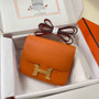 Hermes Constance Bag Epsom Orange Leather Gold H2546 - Default Title - View 1
