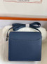 Hermès Mini Roulis Bag Blue Evercolor Silver Hardware H50313 - Default Title - View 2