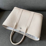 Hermes Garden Party 30 bag Negonda calfskin Beige - Default Title - View 7