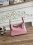 Hermes Lindy Mini Bag Togo Leather Pink Purple Gold H68610 - Default Title - View 1