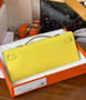 Hermès Kelly Cut Clutch 31cm Swift Leather Yellow Gold - Default Title - View 6