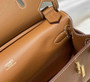 Hermes Jypsiere mini bag Tan Swift Leather Gold H25608 - Default Title - View 5
