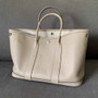 Hermes Garden Party 30 bag Epsom leather Gray - Default Title - View 2