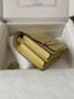 Hermès Mini Roulis Bag Light Yellow Evercolor Gold Hardware H50329 - Default Title - View 4