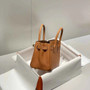 Hermès Birkin Mini Bag 20cm brown leather with shoulder strap - Default Title - View 3