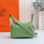 Hermes Lindy Mini Bag Green Togo Leather Gold Hardware H8601 - Default Title - View 2