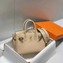 Hermès Birkin Mini Bag 20cm trench gray leather with shoulder strap - Default Title - View 2