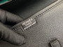 Hermes Jige 29cm Wallet Clutch In Epsom Leather Black - Default Title - View 8