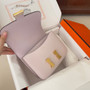 Hermes Constance Bag 19 Light Purple Epsom Leather Gold H083930 - Default Title - View 7