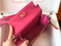 Hermès Kelly Danse II Plum Evercolor leather with gold - Default Title - View 9