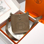 Hermes Mini Evelyne 16 Bag in Taurillon Clemence Leather H069443 - Default Title - View 1