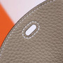 Hermes Lindy Mini Bag Light Gray Togo Leather Gold Hardware H8606 - Default Title - View 9