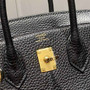 Hermès Birkin Mini Bag 20cm black togo leather with shoulder strap - Default Title - View 5
