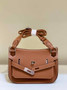 Hermes Jypsiere mini bag Tan Swift Leather Silver H25609 - Default Title - View 6