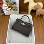 Hermès Kelly II Sellier Mini 2024 Brown Goatskins Leather Gold - Default Title - View 3