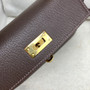 Hermès Kelly II Sellier Mini 2024 Brown Goatskins Leather Gold - Default Title - View 8