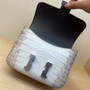 Hermes Constance Crocodile Leather Bag Beige Silver H282280 - 19cm - View 8
