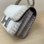 Hermes Constance Crocodile Leather Bag Beige Silver H282280 - 19cm - View 5