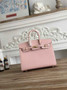 Hermès Birkin 25 Bag Pink Epsom Leather H625644 - Default Title - View 1