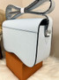 Hermès Della Cavalleria Elan Bag in Light Blue Epsom Calfskin Silver Hardware - Default Title - View 5