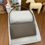 Hermes Kelly Bag Silver Hardware with Elan Gray Leather - Default Title - View 2