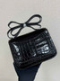 Hermes Constance Crocodile Leather Black Silver H282260 - 19cm - View 2