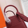 Hermes Lindy Mini Bag Wine Red Togo Leather Gold Hardware H8604 - Default Title - View 7