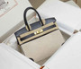 Hermès Birkin Bag 30cm Black Swift Leather Canvas Gold Hardware - Default Title - View 1