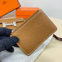 Hermes Constance Slim Wallet Tan Epsom Leather Silver H082085 - Default Title - View 9