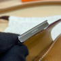 Hermes Constance Slim Wallet Tan Epsom Leather Silver H082085 - Default Title - View 7