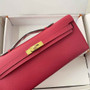 Hermès Kelly Cut Clutch 31cm Epsom Leather Plum Gold - Default Title - View 4
