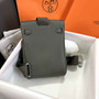 Hermès Kelly A Dos Hac Dark Gray Togo Leather With Silver Hardware 20303 - Default Title - View 3