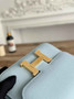 Hermes Constance Epsom Leather 19cm Light Blue Gold H082213 - Default Title - View 5