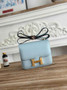 Hermes Constance Epsom Leather 19cm Light Blue Gold H082213 - Default Title - View 1
