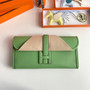 Hermes Wallet Clutch Swift Leather 29cm In Light Green - Default Title - View 5